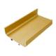 Profil maner orizontal Gola auriu mat tip C 3 m