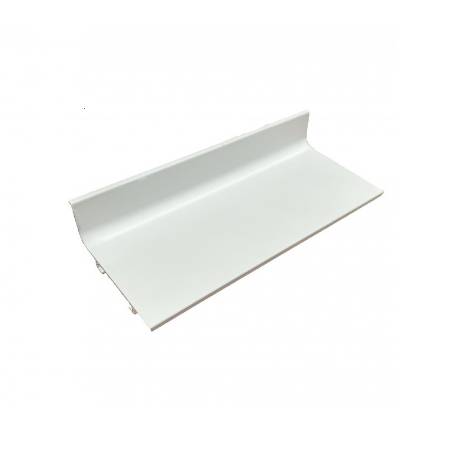 Profil maner orizontal Gola alb mat tip J 3 m
