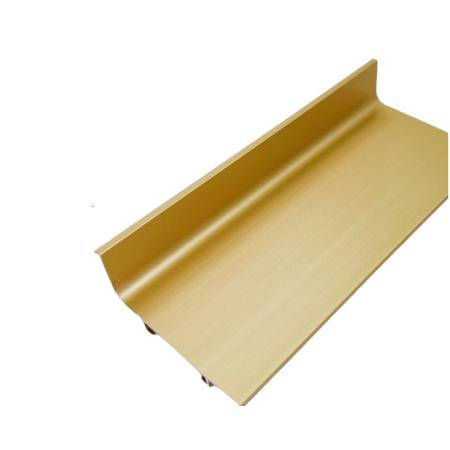 Profil maner orizontal Gola auriu mat tip J 3 m