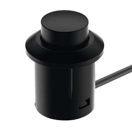 Intrerupator mecanic cu buton Negru Hafele