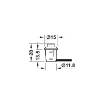 Intrerupator mecanic cu buton Negru Hafele (2)